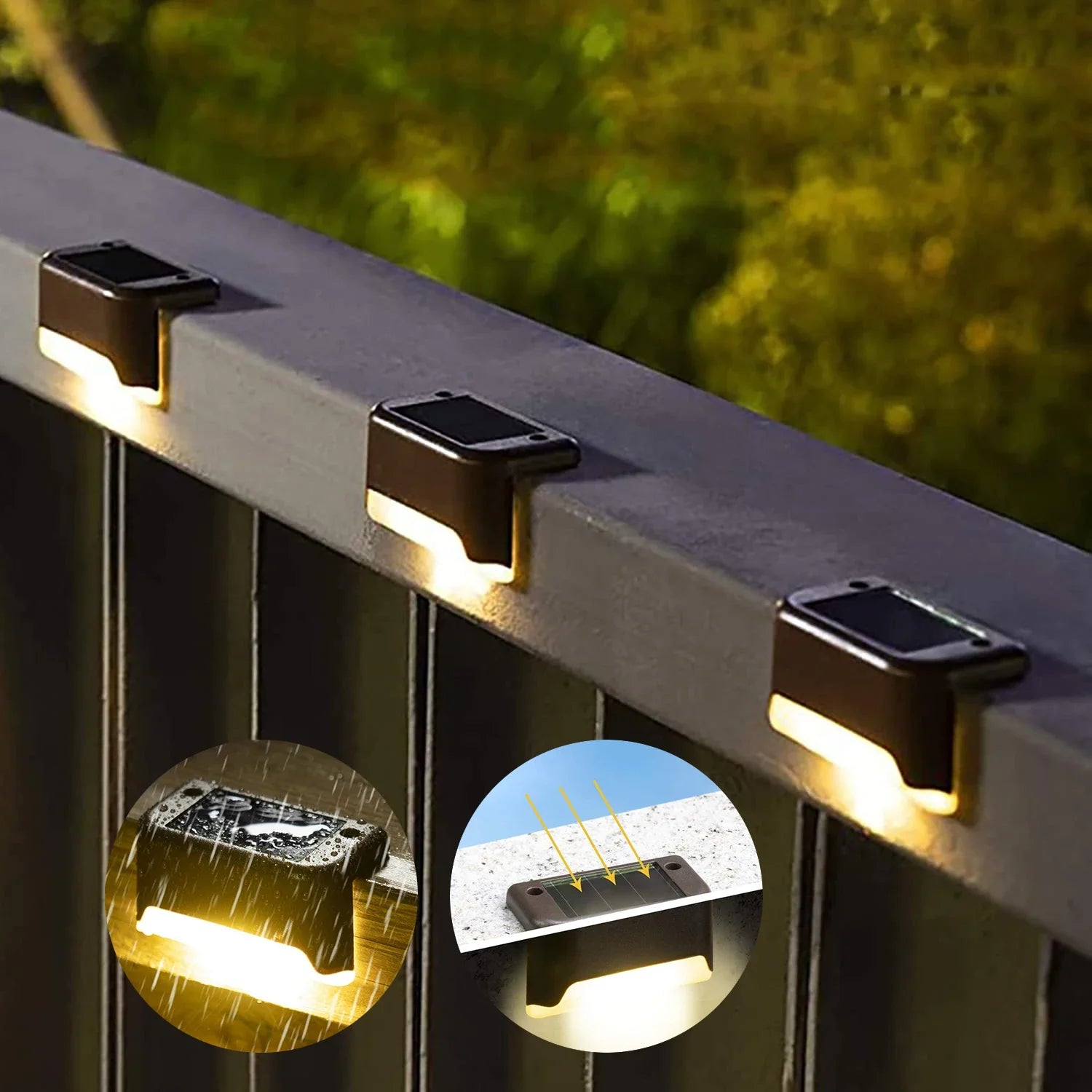 Outdoor Garden Light Deck Lamp Solar