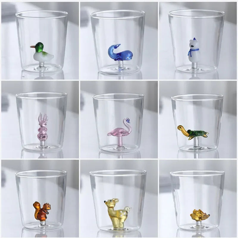 3D Creative Handmade Bubble Glass Cup