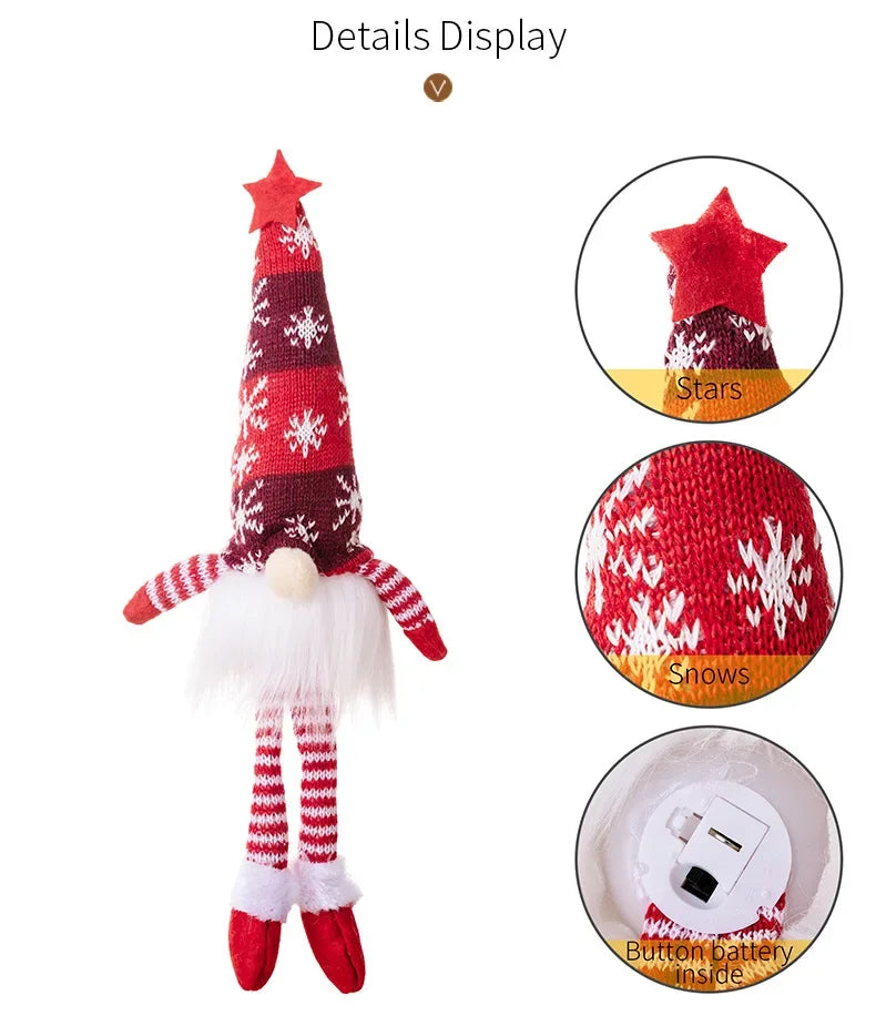 Christmas Faceless Doll
