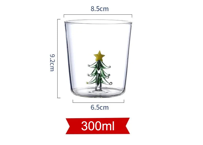 3D Creative Handmade Bubble Glass Cup