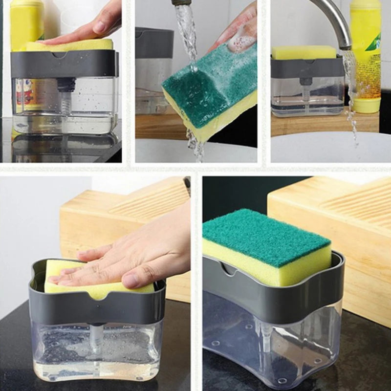 Kitchen Detergent Press Portable Soap