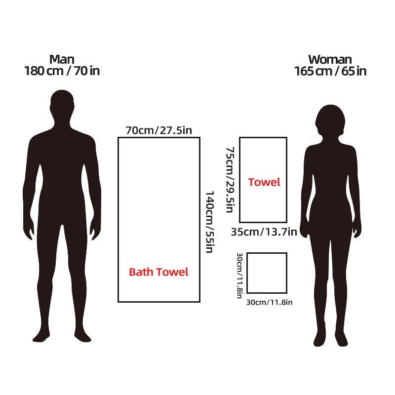 High quality thick coral velvet bath towels