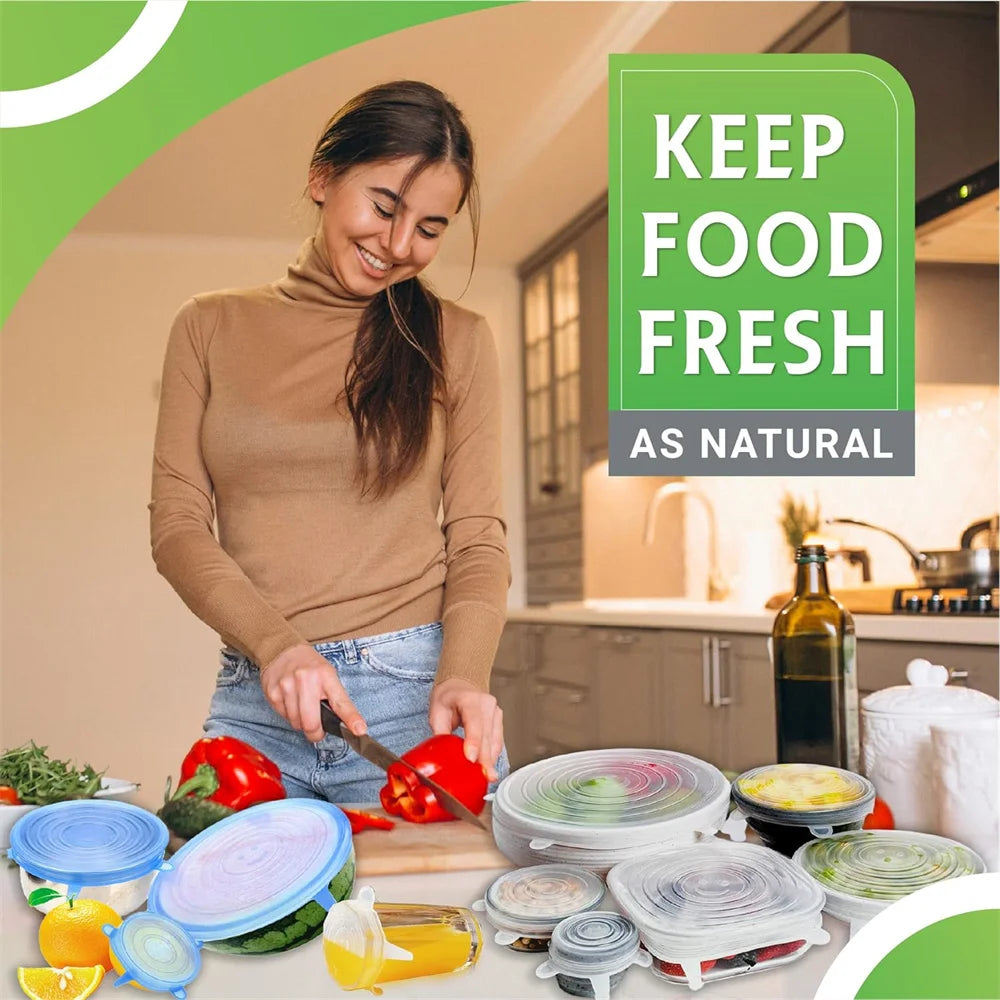Food Grade Silicone Preservation Cover Reusable