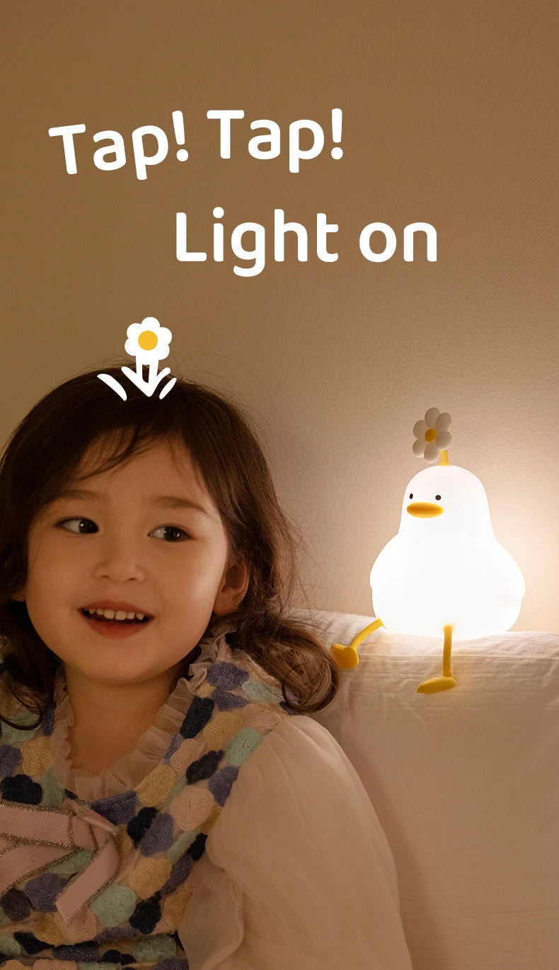 Led Children Night Light Duckling