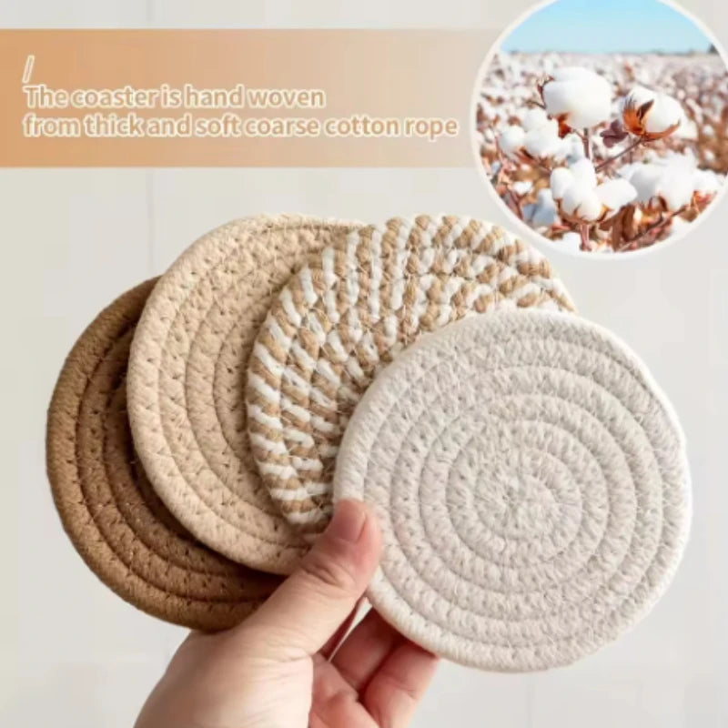 4pcs Absorbent Drink Coasters