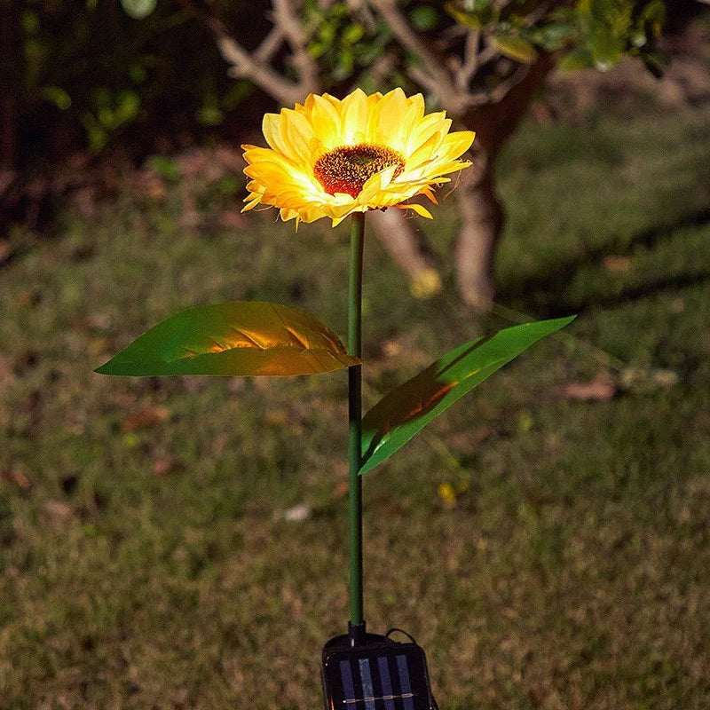 Solar Simulation Sunflower LED Lights