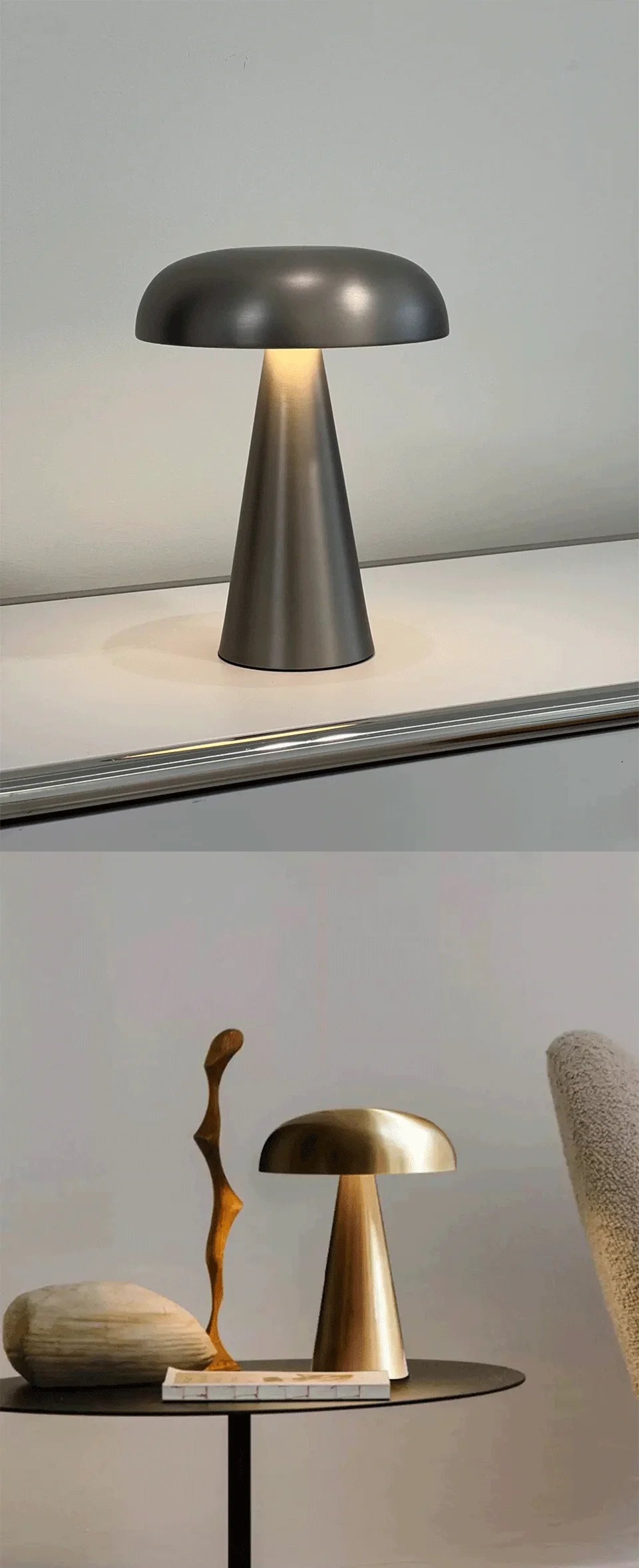 LED Table Lamp -Retro Mushroom