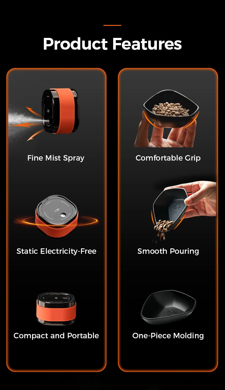 Coffee Bean Weighing Tray&Coffee Bean Atomizer Set