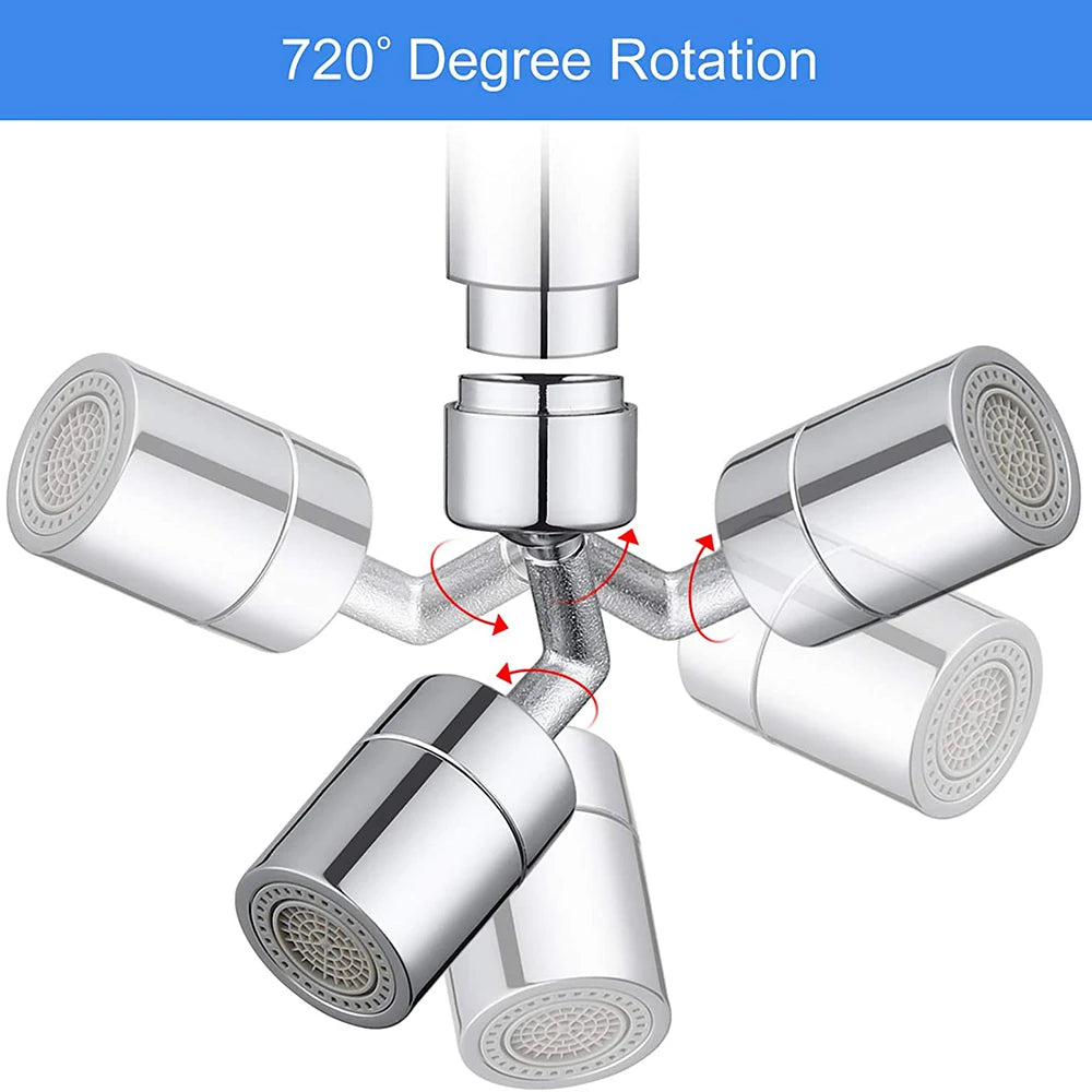720 Degree Universal Tap Aerator Splash-proof