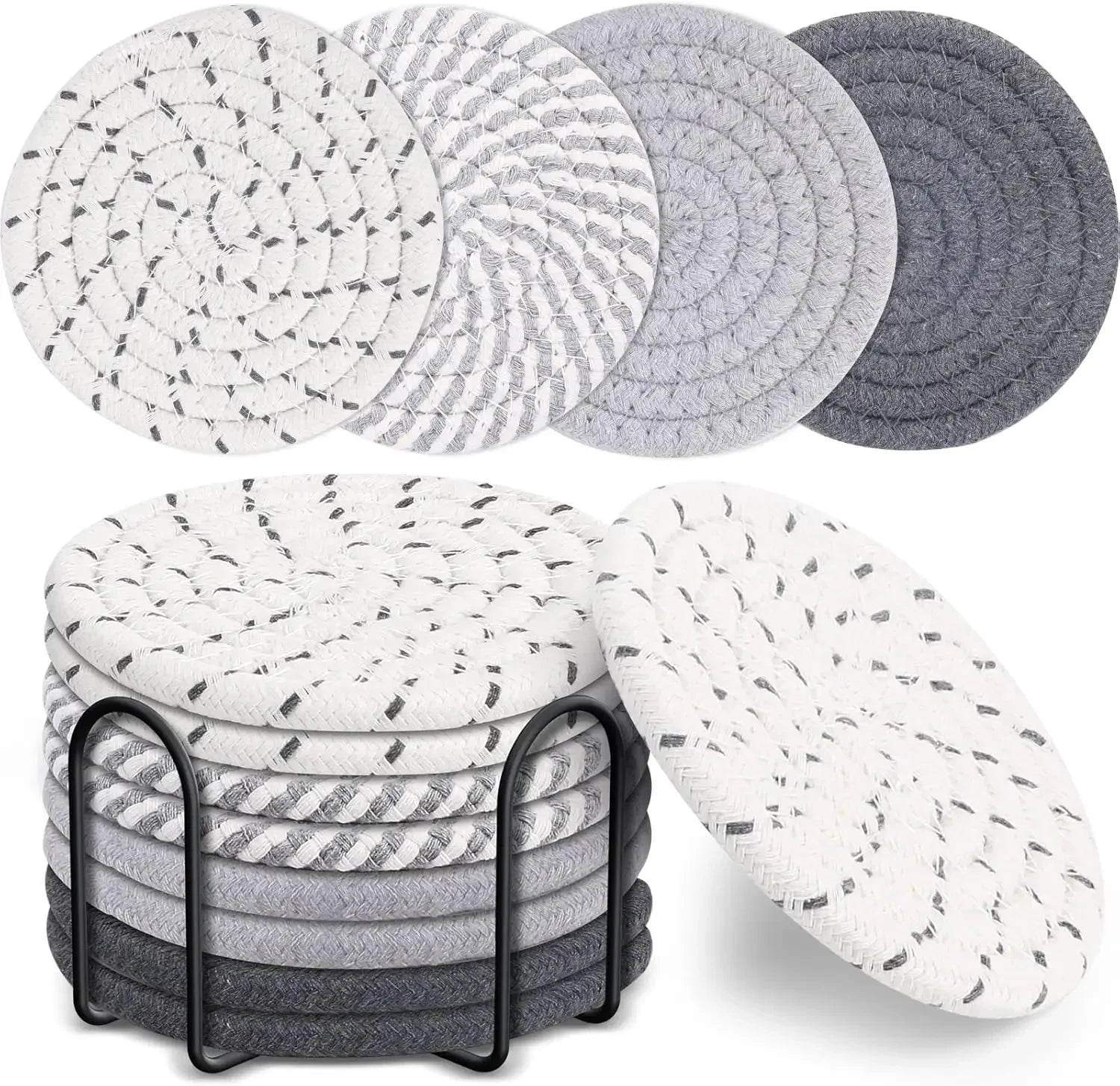 8-Piece Set Absorbent Coasters for Drinks