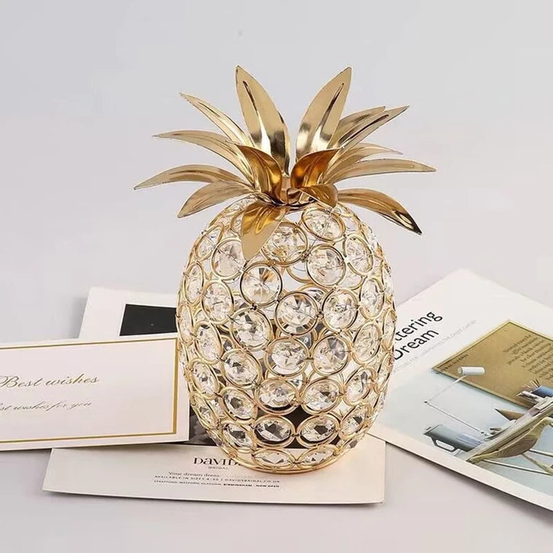 Creative Crystal Apple Ornaments Bling Rhinestone