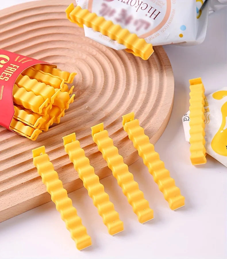 12PCS French Fry Shaped Sealing Clip - For Snack Sealin
