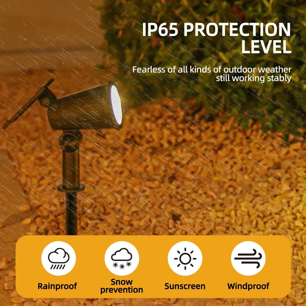 IP65 Waterproof Outdoor RGB Solar Landscape Lights