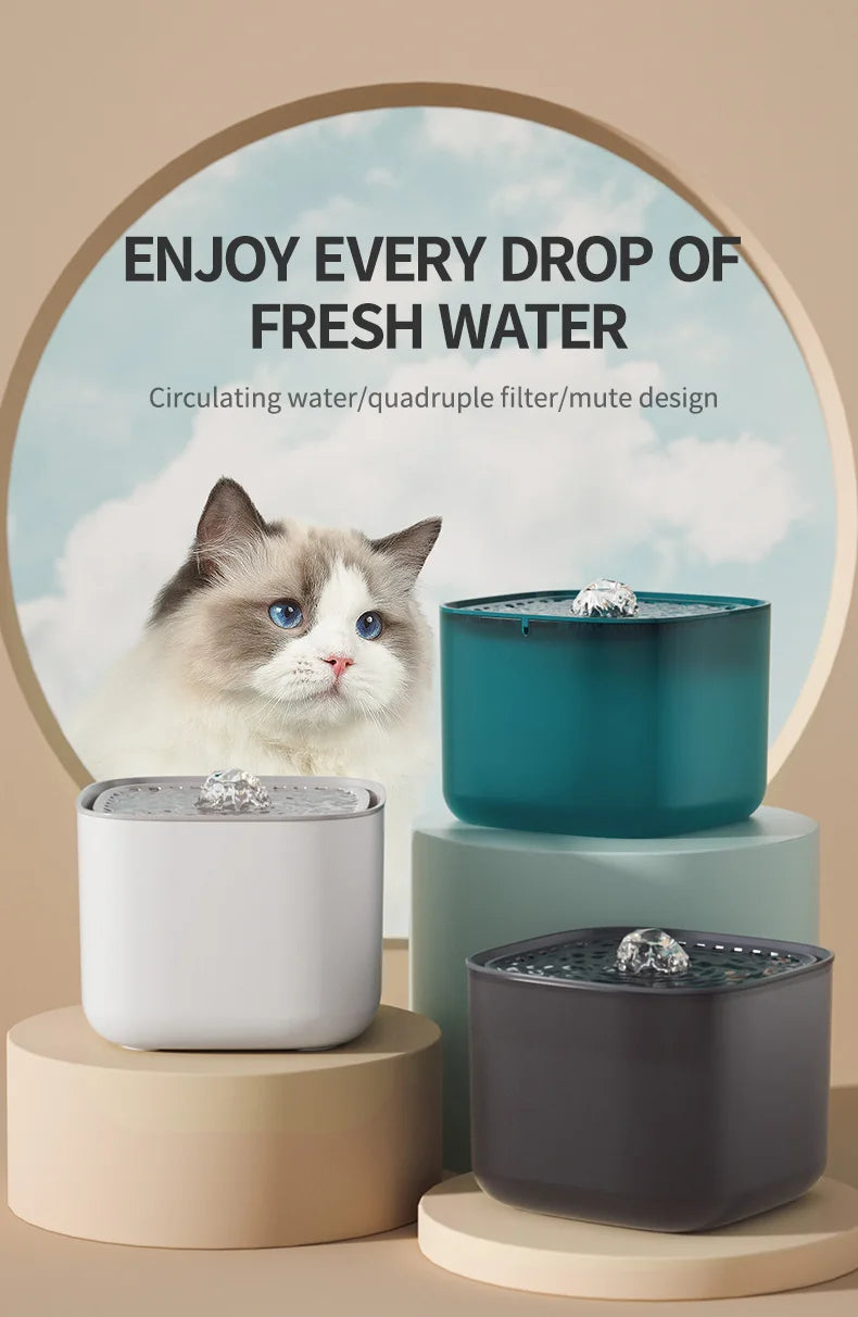 Cat Water Fountain Auto Recirculate Filter