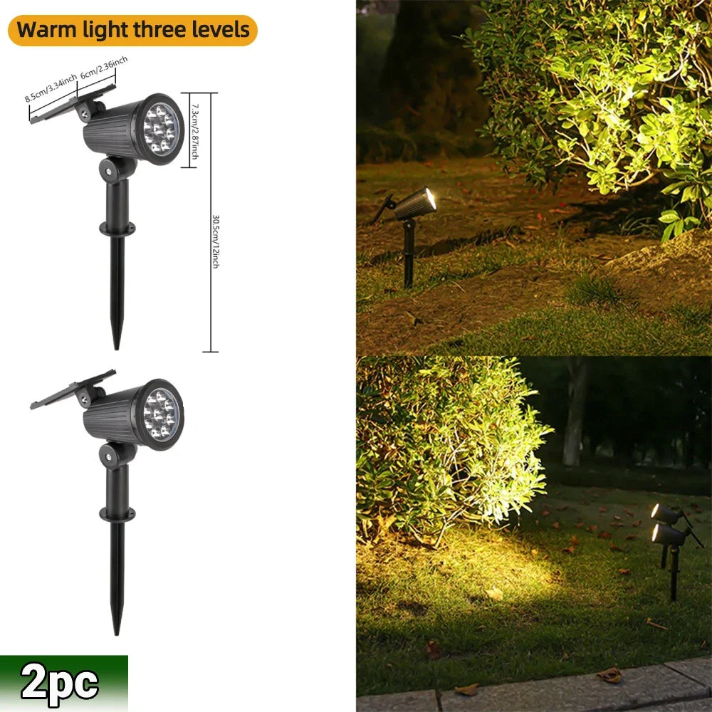 IP65 Waterproof Outdoor RGB Solar Landscape Lights