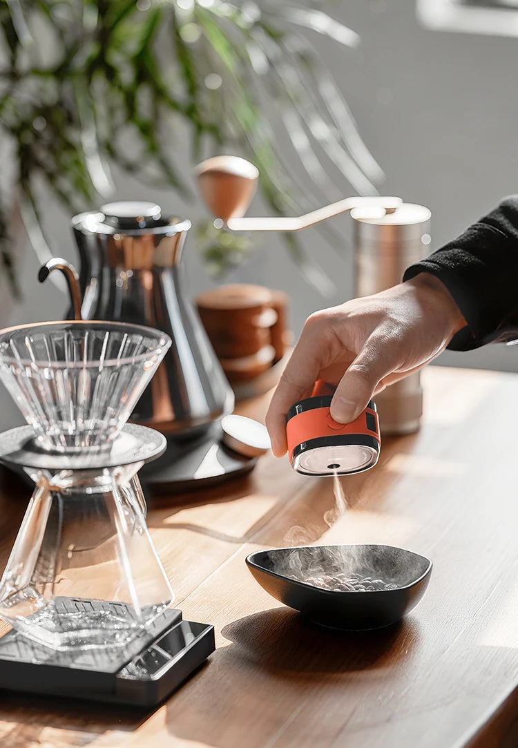 Coffee Bean Weighing Tray&Coffee Bean Atomizer Set
