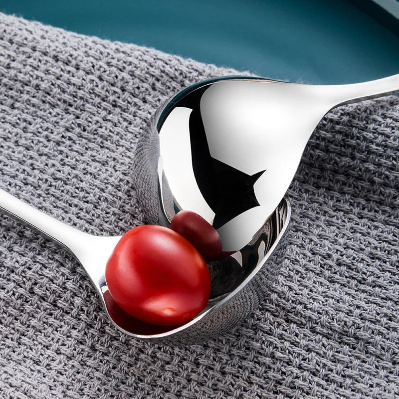 304 Stainless Steel Spoon with Thickened Handle