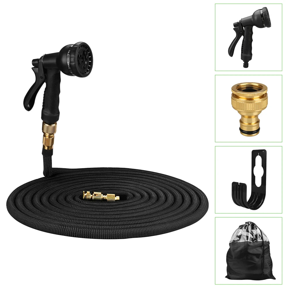 Double Metal Garden Water Hose Expandable