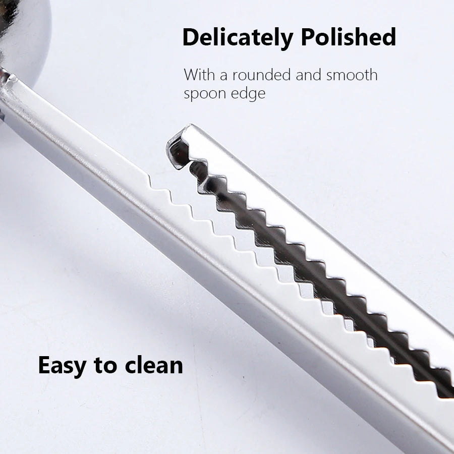 Stainless Steel Coffee Scoop with Clip