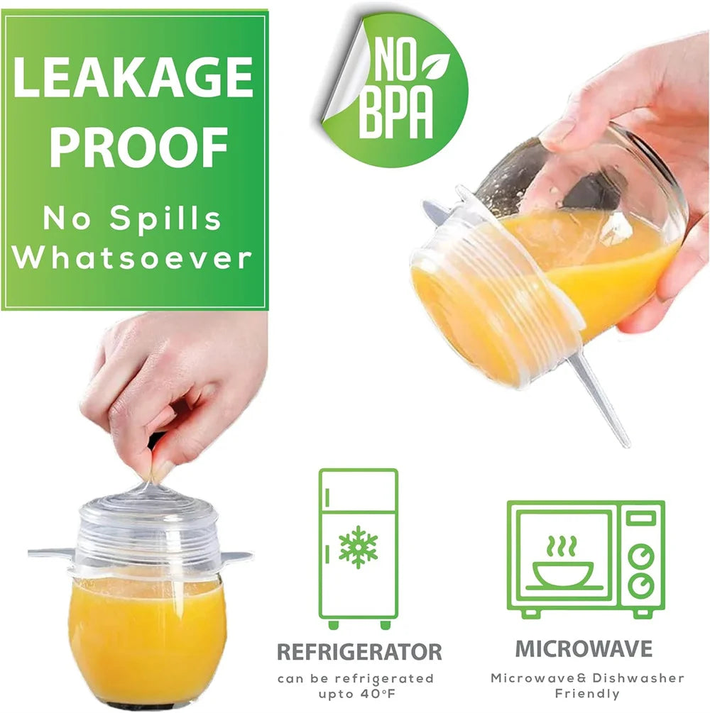Food Grade Silicone Preservation Cover Reusable