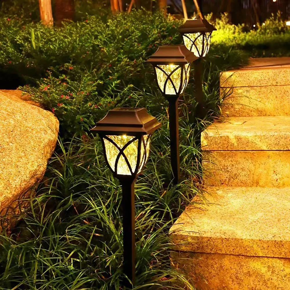 Outdoor Waterproof Garden- 2pcs LED Solar