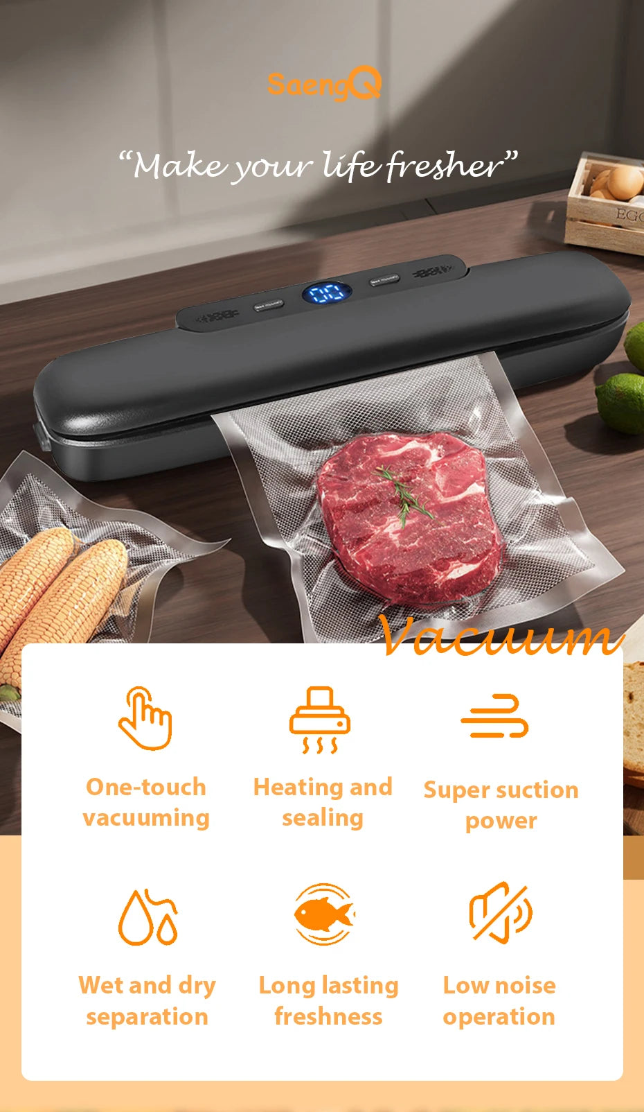 Vacuum Sealer Packaging Machine