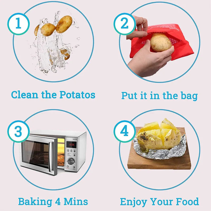 Microwave Potato Bag Reusable Express