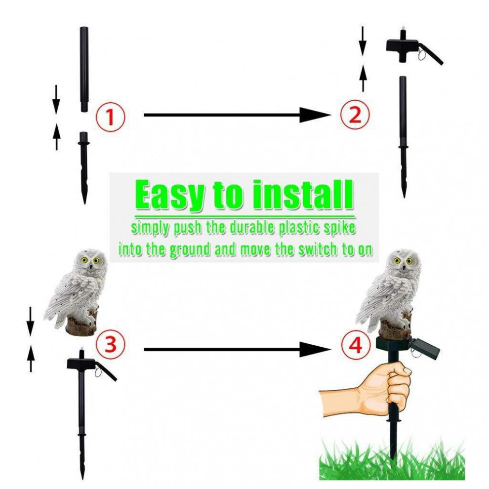 Owl Animal Solar Garden Lights