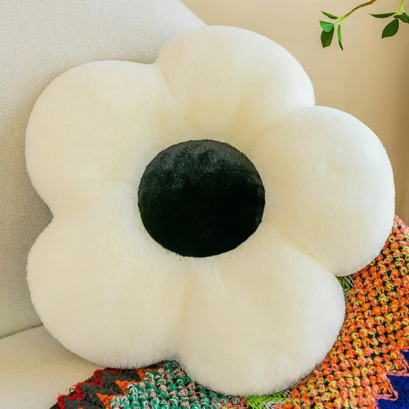 Flower Circular Shape Cushion